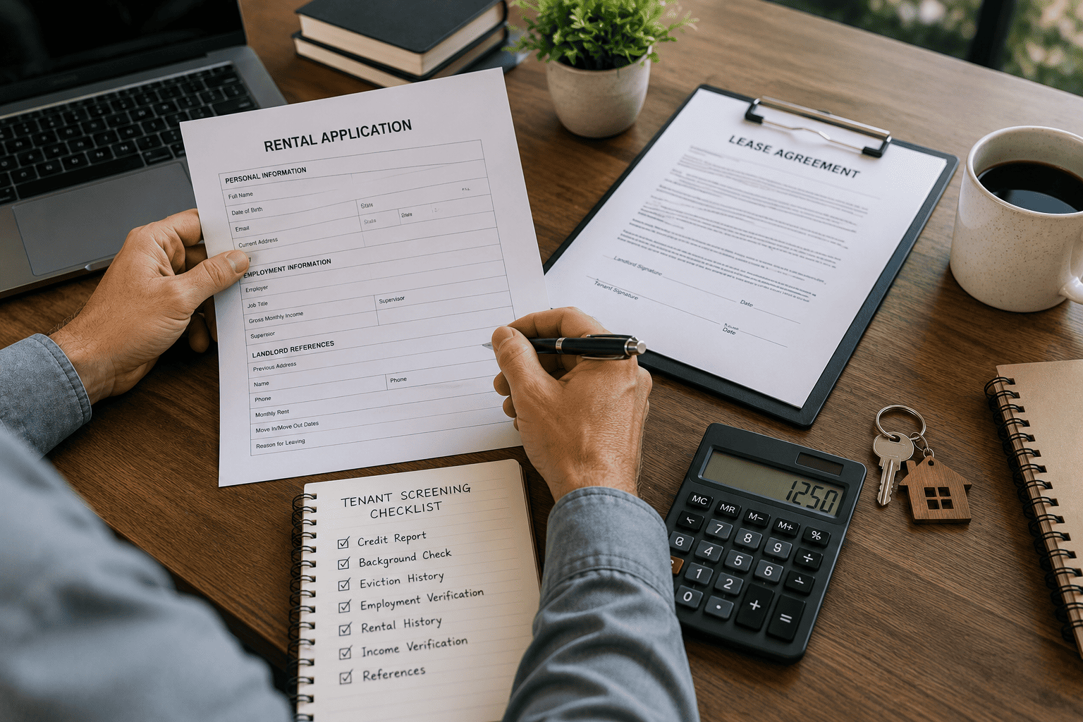Tenant screening checklist and rental application review Tenant red flags houston landlords